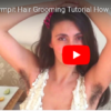 Armpit Hair Grooming Tutorial. How to Groom Hairy Armpits Body Hair to Eliminate Body Odor. Tsetsi from Tsetsi on Vimeo.